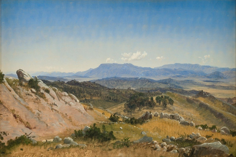 P. C. Skovgaard reprodukcija Rocky Hills near Civitella (1868 - 1869), VISOS REPRODUKCIJOS , paveikslai, reprodukcijos internetu