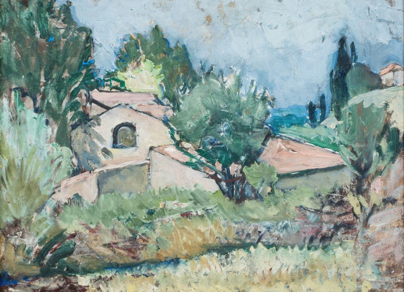 Study from the South of France (1927) reproduction of painting by Anna Boberg. ALL GICLEE PRINTS