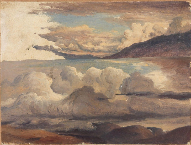 Clouds over the Fjord reproduction of painting by Thomas Fearnley. ALL GICLEE PRINTS