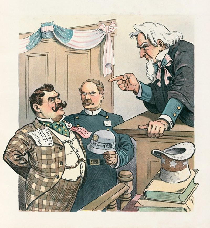 In the court of public opinion (1903) reproduction of painting by John Samuel Pughe. ALL GICLEE PRINTS