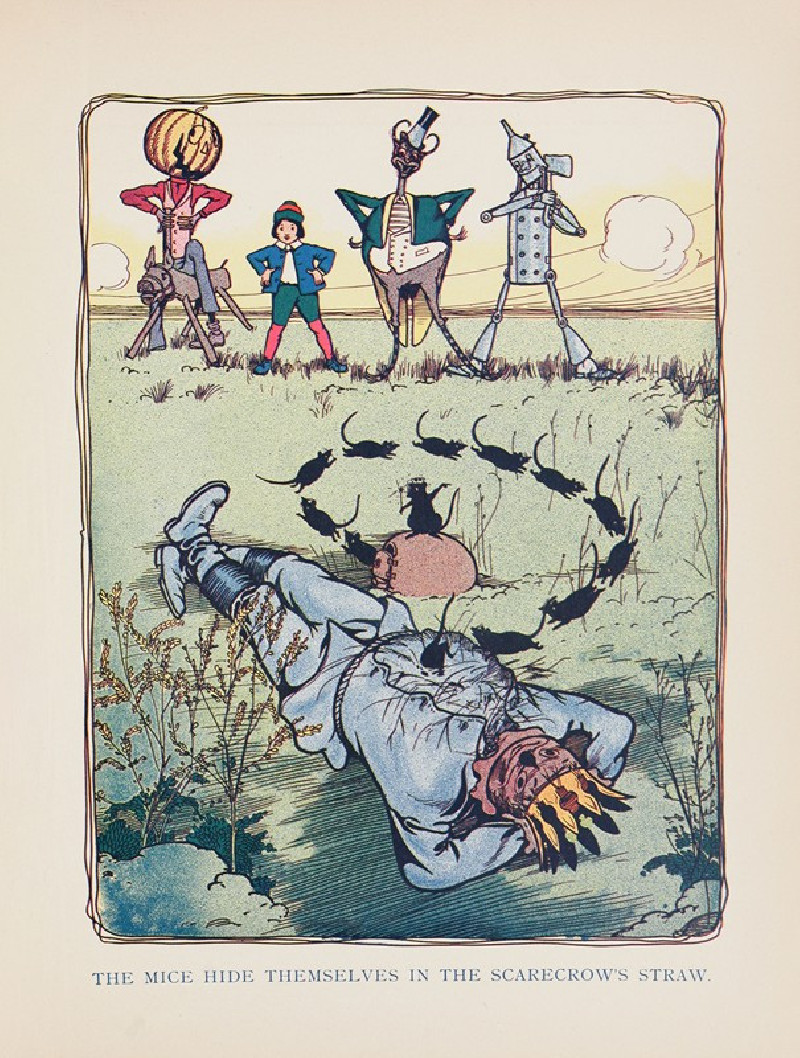 The Marvelous Land of Oz Pl.22 (1904) reproduction of painting by John Rea Neill. ALL GICLEE PRINTS