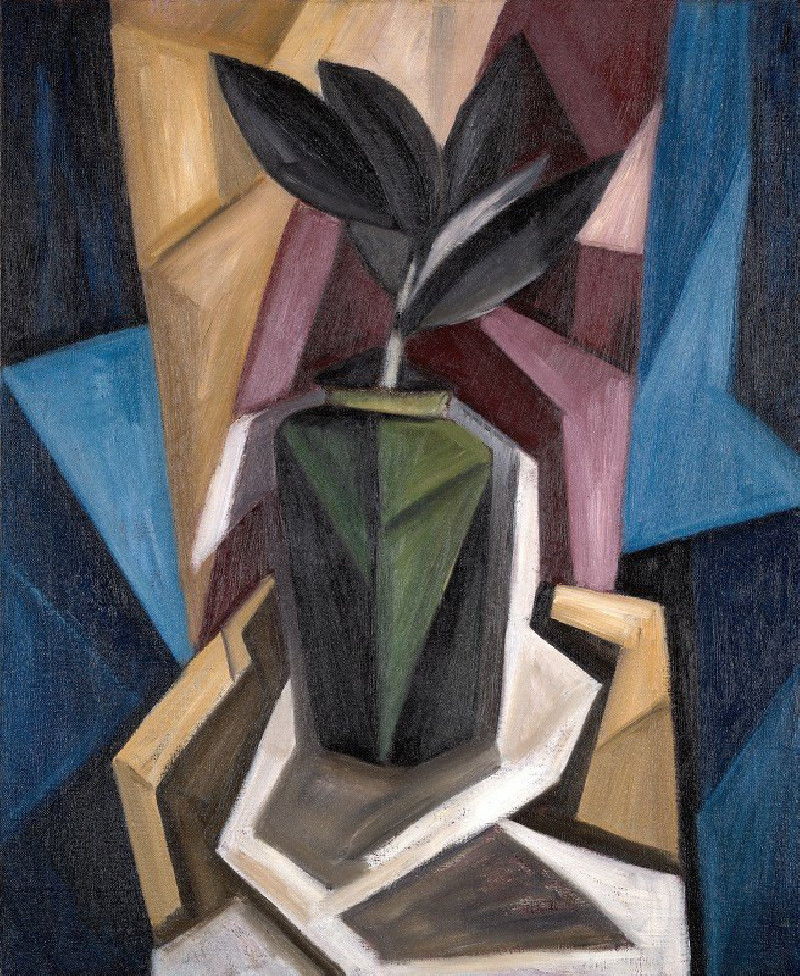 Rubber Plant (1920) reproduction of painting by Marsden Hartley. ALL GICLEE PRINTS