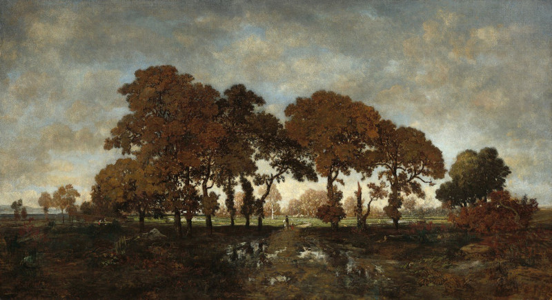 Théodore Rousseau reprodukcija After the Rain (c. 1850), VISOS REPRODUKCIJOS , paveikslai, reprodukcijos internetu