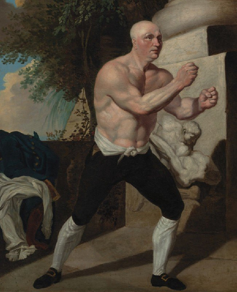 Jack Broughton, The Boxer (ca. 1767) reproduction of painting by John Hamilton Mortimer. ALL GICLEE PRINTS