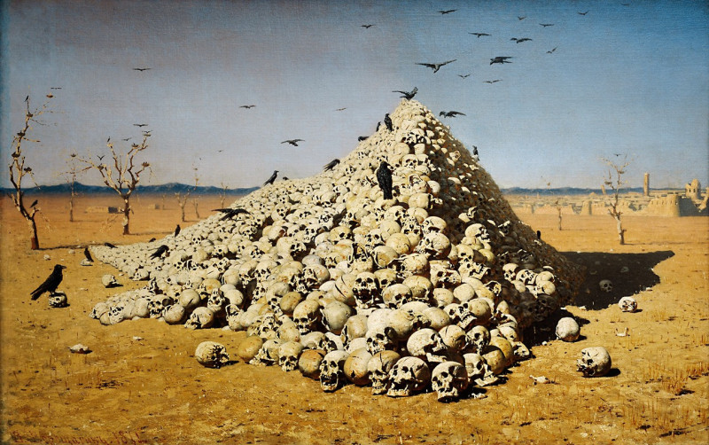 The Apotheosis of War (1871) reproduction of painting by Vasily Vereshchagin. ALL GICLEE PRINTS