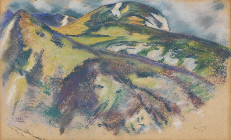 Marsden Hartley reprodukcija Valdez Hills (1918), VISOS REPRODUKCIJOS , paveikslai, reprodukcijos internetu