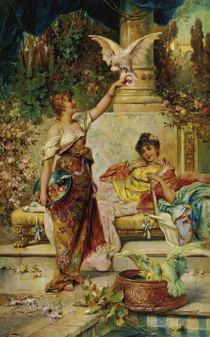 La Vie Extraordinaire reproduction of painting by Hans Zatzka. ALL GICLEE PRINTS