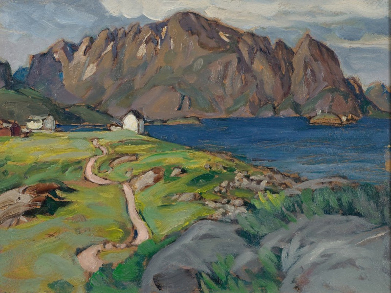 Summer, Store Molla. Study from Lofoten reproduction of painting by Anna Boberg. ALL GICLEE PRINTS