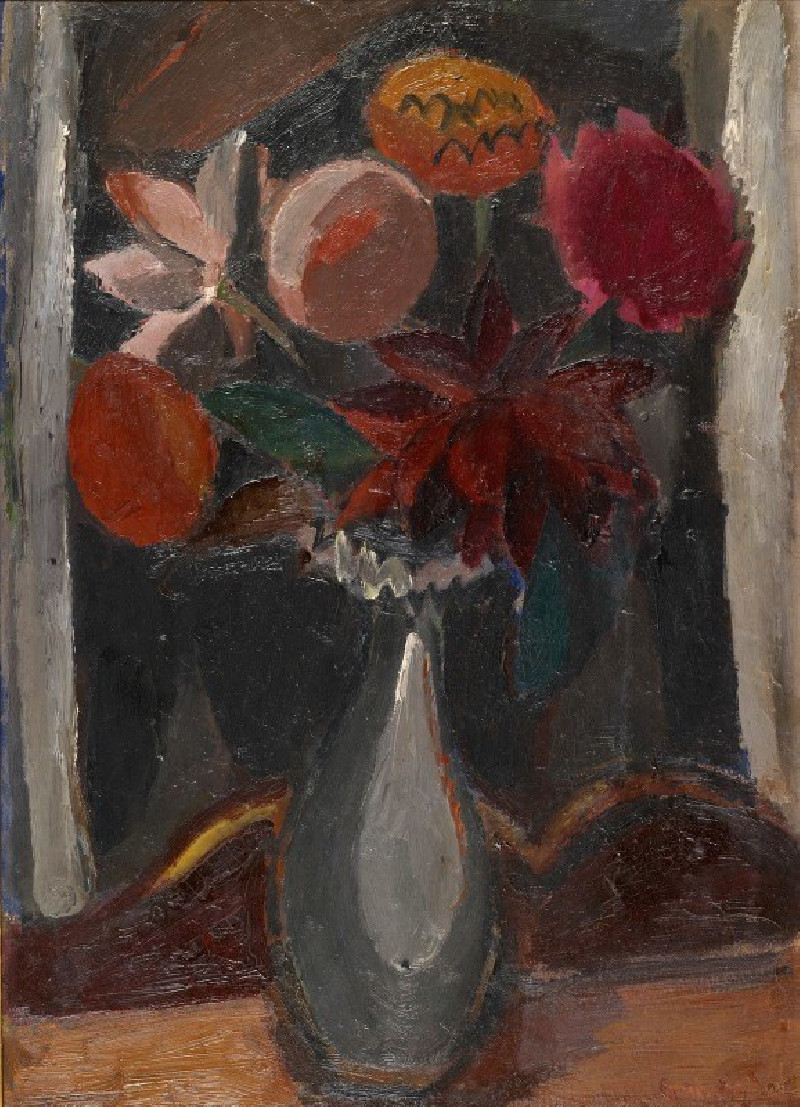 A Bunch Of Dark Flowers (1919) reproduction of painting by Gustave De Smet. ALL GICLEE PRINTS