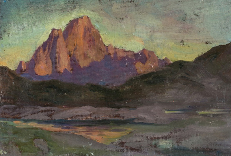 Vaagakallen. Study from Lofoten (1901) reproduction of painting by Anna Boberg. ALL GICLEE PRINTS