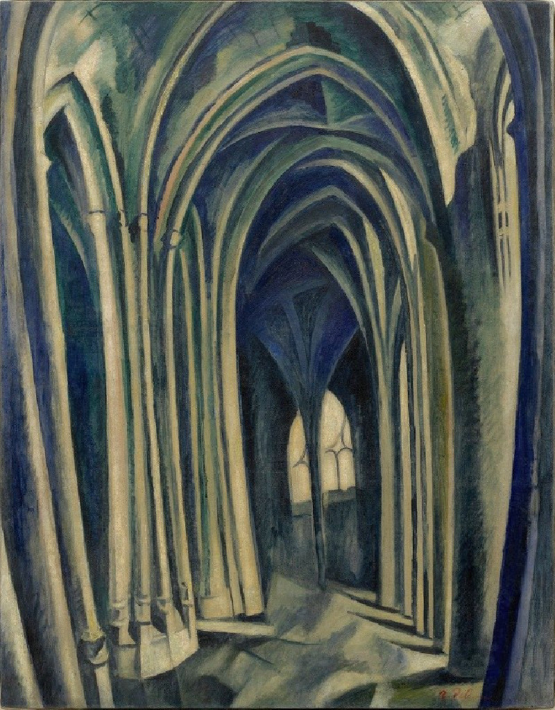 Saint-Séverin No. 3 (1909-1910) reproduction of painting by Robert Delaunay. ALL GICLEE PRINTS