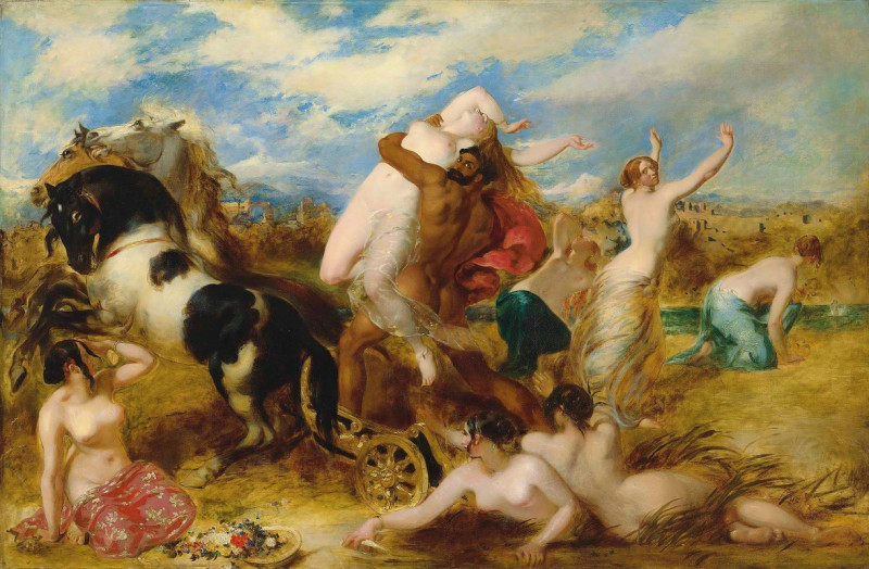 William Etty reprodukcija Pluto Carrying Off Proserpine, VISOS REPRODUKCIJOS , paveikslai, reprodukcijos internetu