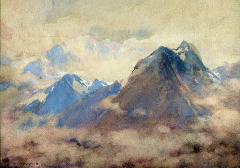 The Almighty’s Own, An Impression of the High Andes (1910) reproduction of painting by William Henry Holmes. ALL GICLEE PRINTS