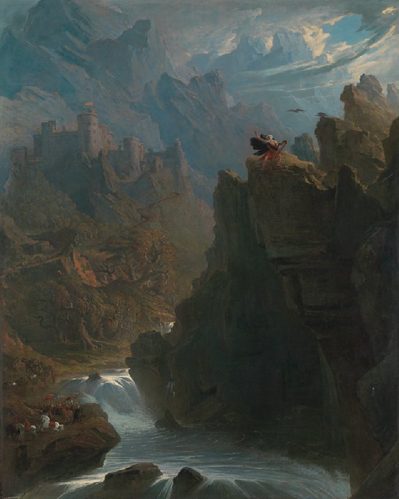 The Bard (ca. 1817) reproduction of painting by John Martin. ALL GICLEE PRINTS