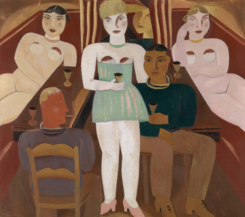 The Good House (1926) reproduction of painting by Gustave De Smet. ALL GICLEE PRINTS