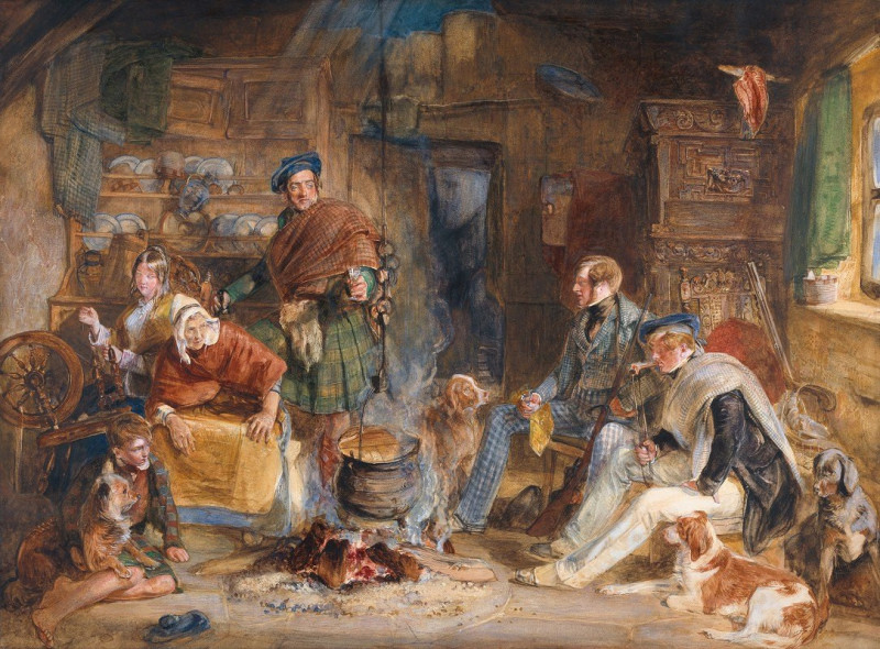 Highland Hospitality (1832) reproduction of painting by John Frederick Lewis. ALL GICLEE PRINTS