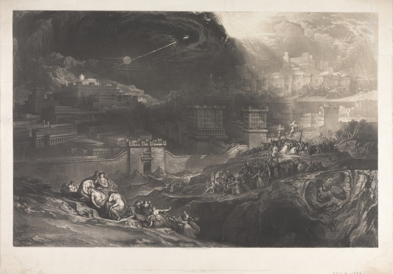 The Crucifixion (1834) reproduction of painting by John Martin. ALL GICLEE PRINTS