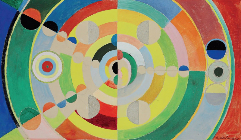 Disc-Relief (1936) reproduction of painting by Robert Delaunay. ALL GICLEE PRINTS