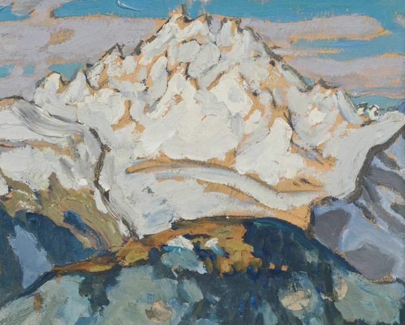 The White Mountain Top. Study from Switzerland reproduction of painting by Anna Boberg. ALL GICLEE PRINTS