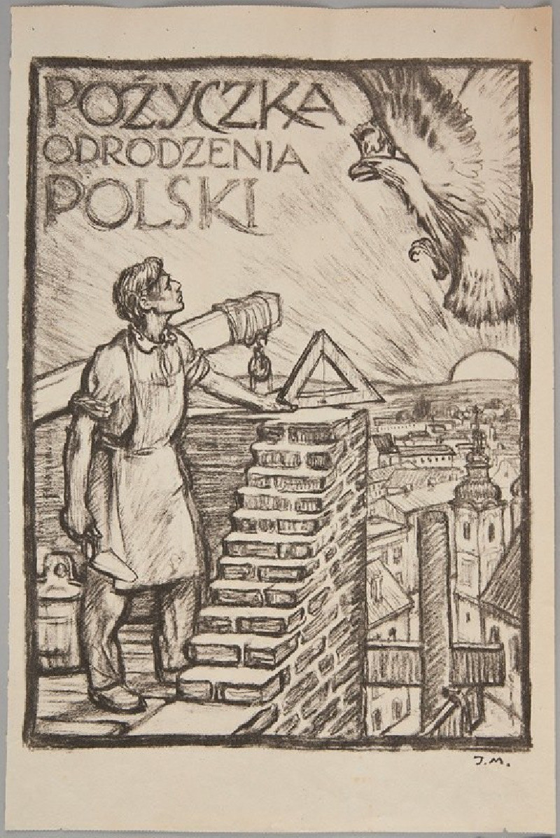 Pożyczka Odrodzenia Polski (1920) reproduction of painting by Józef Mehoffer. ALL GICLEE PRINTS