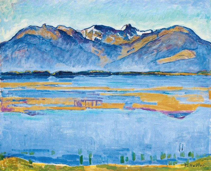 Ferdinand Hodler reprodukcija Montana Landscape With Becs De Bosson And Vallon De Réchy (1915), VISOS REPRODUKCIJOS , paveiks...