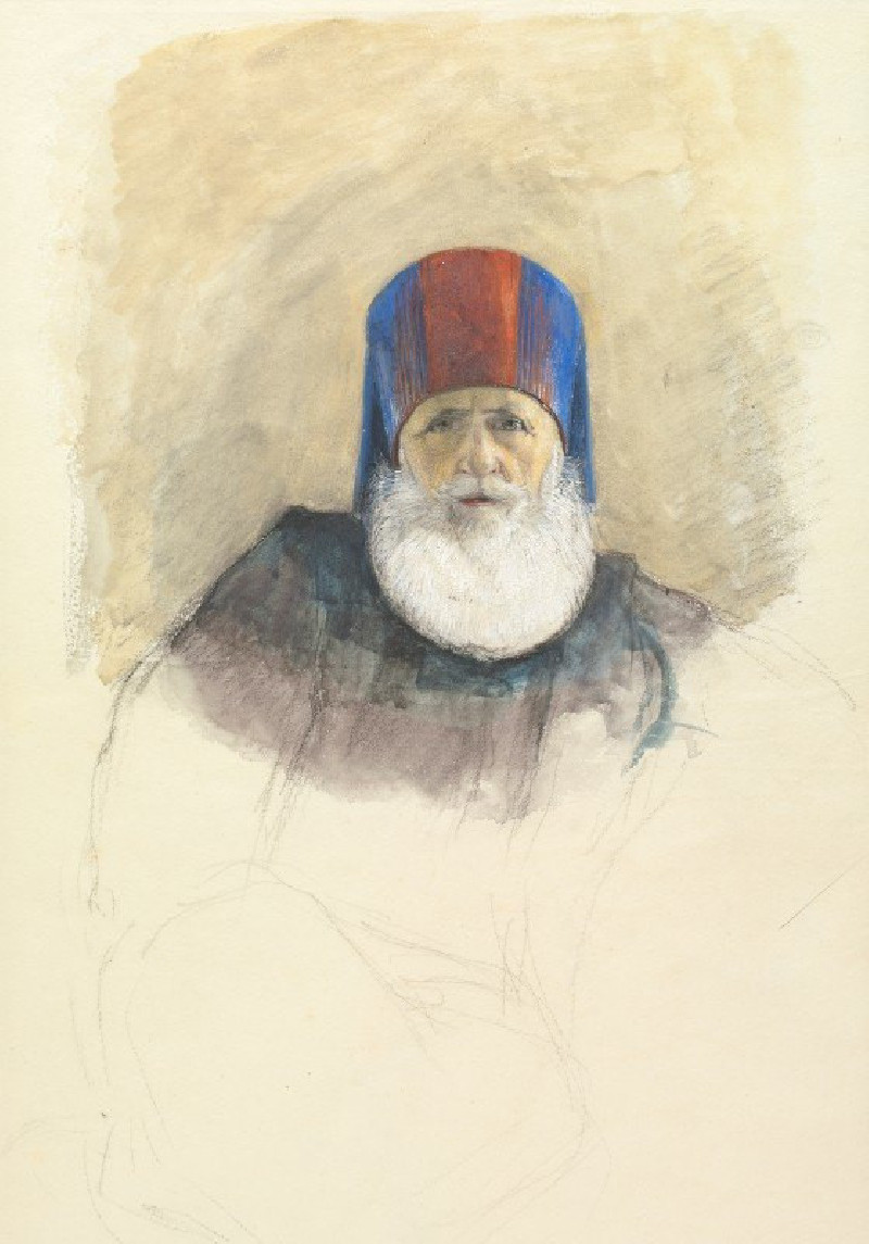 Study for Mehmet Ali Pasha (c. 1844) reproduction of painting by John Frederick Lewis. ALL GICLEE PRINTS