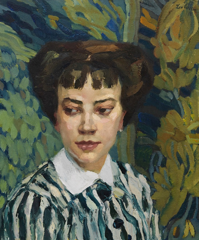 Mara Hoffmann (1912) reproduction of painting by Leo Putz. ALL GICLEE PRINTS