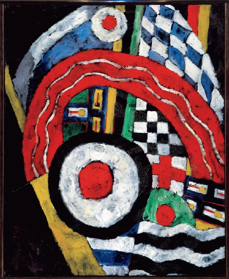 Painting No. 46  (between 1914 and 1915) reproduction of painting by Marsden Hartley. ALL GICLEE PRINTS