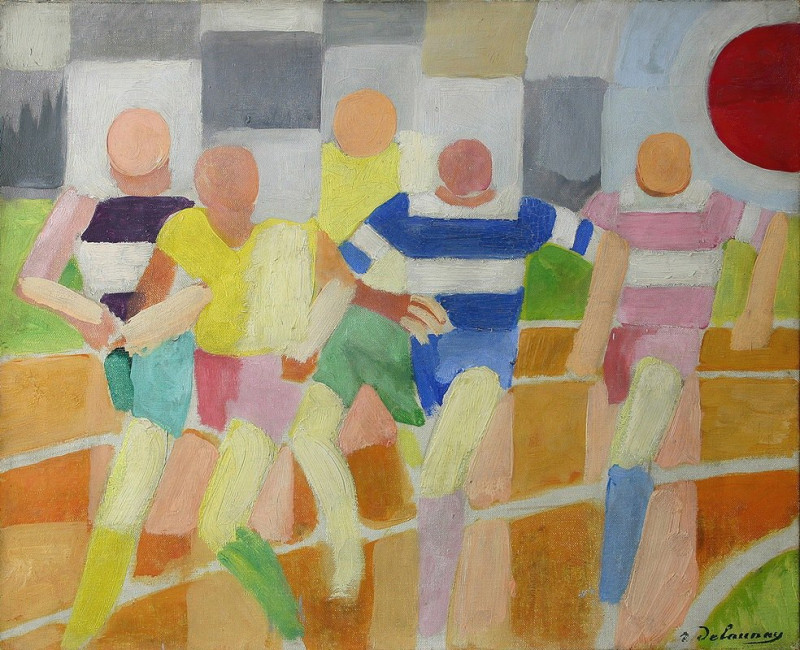 Robert Delaunay reprodukcija Runners (1924), VISOS REPRODUKCIJOS , paveikslai, reprodukcijos internetu