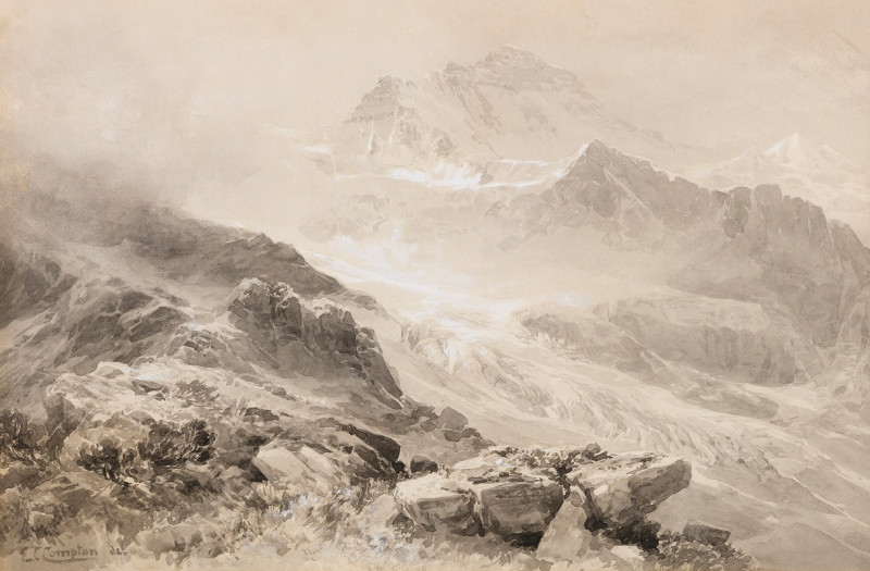 Die Jungfrau (1900) reproduction of painting by Edward Theodore Compton. ALL GICLEE PRINTS