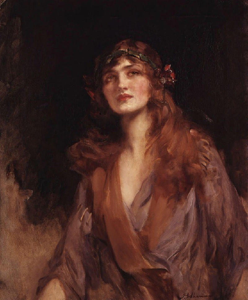 Lily Elsie (Mrs Bullough) (1916) reproduction of painting by James Jebusa Shannon. ALL GICLEE PRINTS