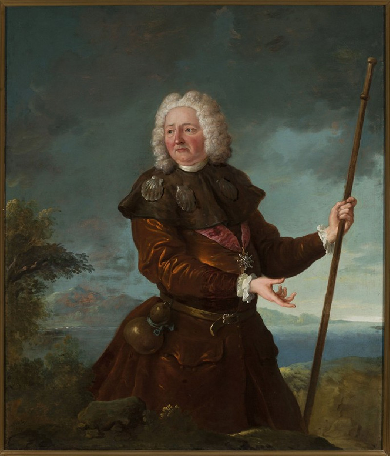 Portrait of a pilgrim (1730) reproduction of painting by Jean-Baptiste Oudry. ALL GICLEE PRINTS