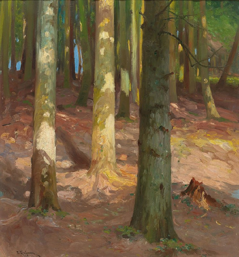 Wald reproduction of painting by Adolf Kaufmann. ALL GICLEE PRINTS