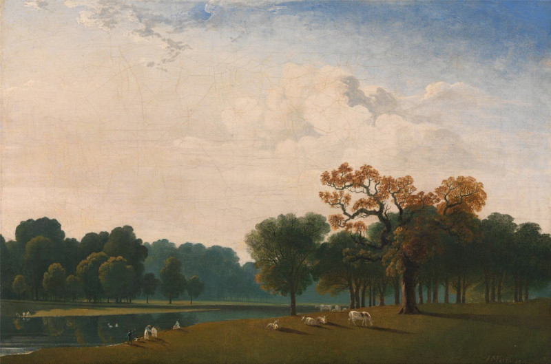 Kensington Gardens (1815) reproduction of painting by John Martin. ALL GICLEE PRINTS