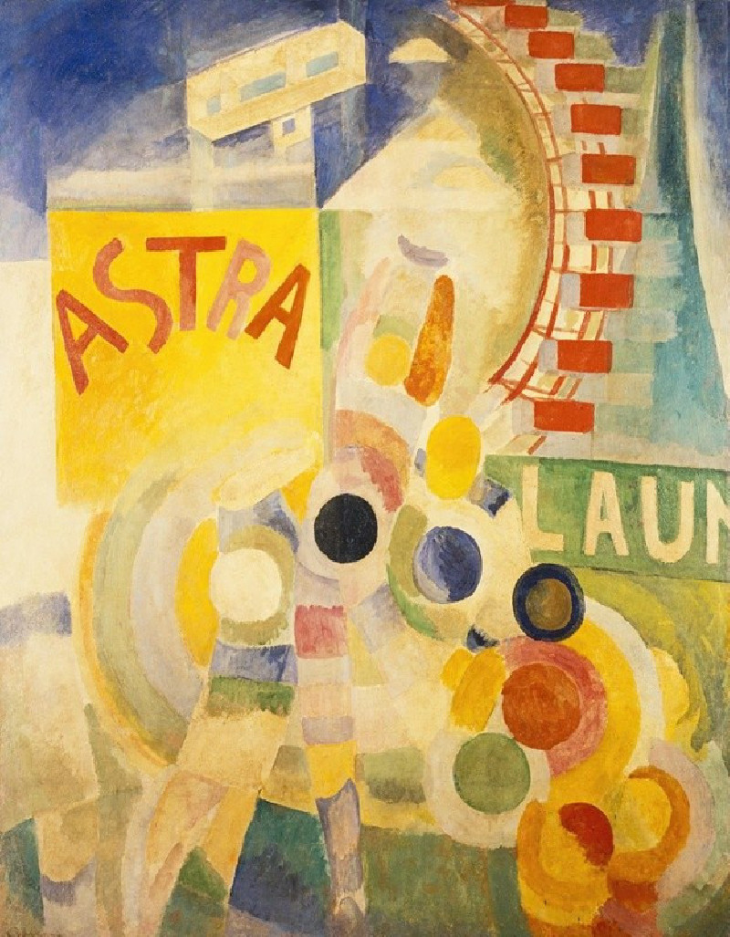 Robert Delaunay reprodukcija L’Équipe de Cardiff (1922-1923), VISOS REPRODUKCIJOS , paveikslai, reprodukcijos internetu