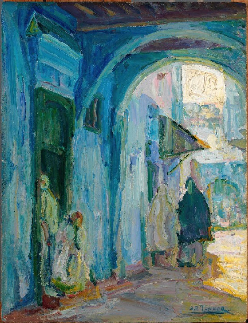 Street in Tangier (ca. 1910) reproduction of painting by Henry Ossawa Tanner. ALL GICLEE PRINTS