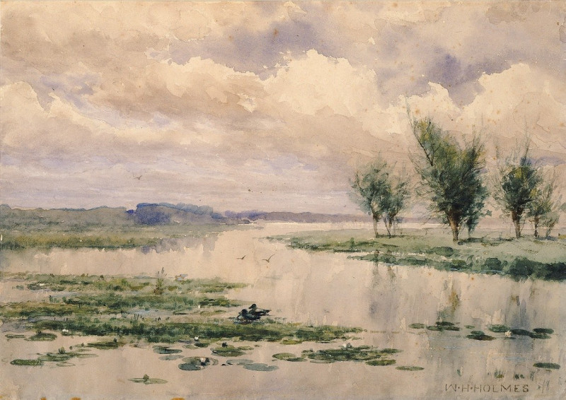 Haines Point (1908) reproduction of painting by William Henry Holmes. ALL GICLEE PRINTS