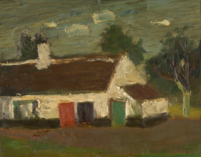 Farm (1939) reproduction of painting by Gustave De Smet. ALL GICLEE PRINTS