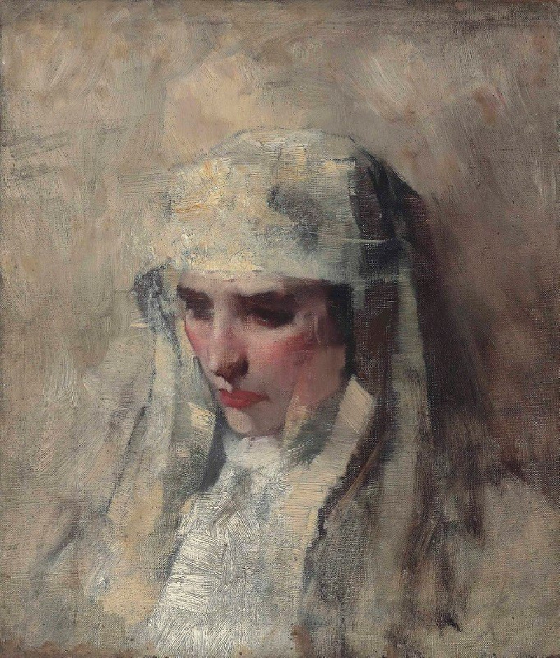 James Jebusa Shannon reprodukcija Study for ‘Madonna and Child’ (circa 1892), VISOS REPRODUKCIJOS , paveikslai, reprodukcijos...