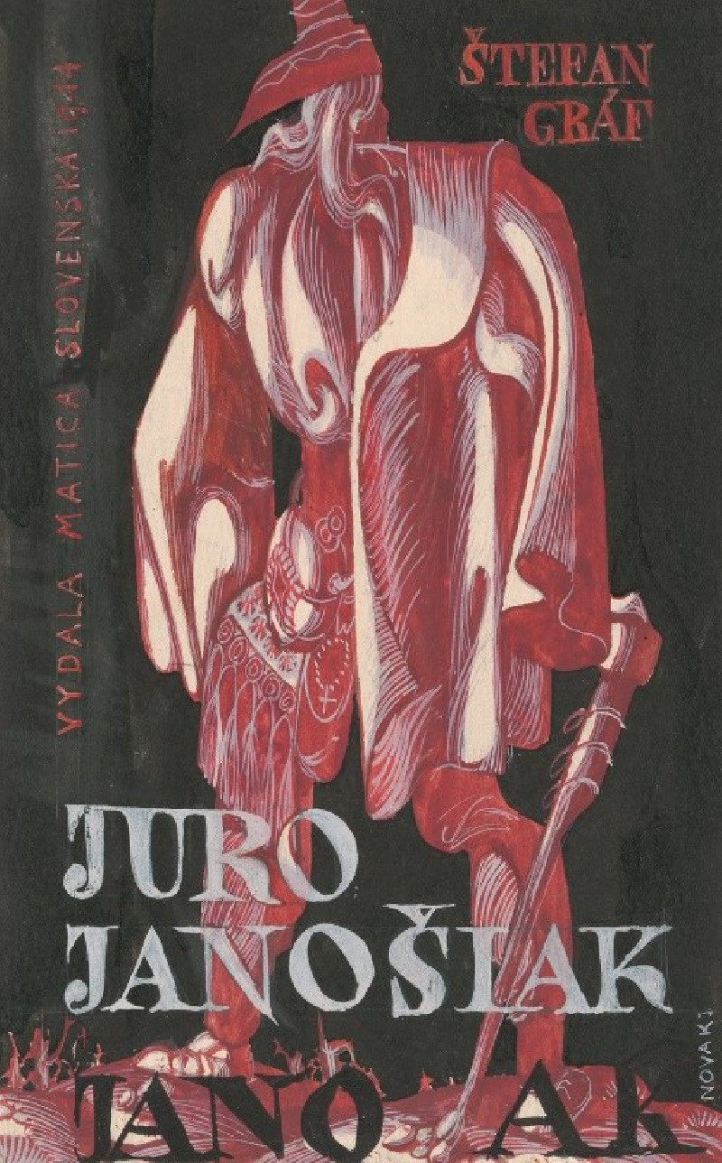 Cover Design for Štefan Gráf’s Book Jur Jánošiak reproduction of painting by Ján Novák. ALL GICLEE PRINTS