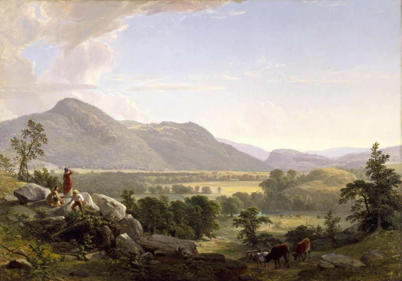 Dover Plains, Dutchess County, New York (1848) reproduction of painting by Asher Brown Durand. ALL GICLEE PRINTS