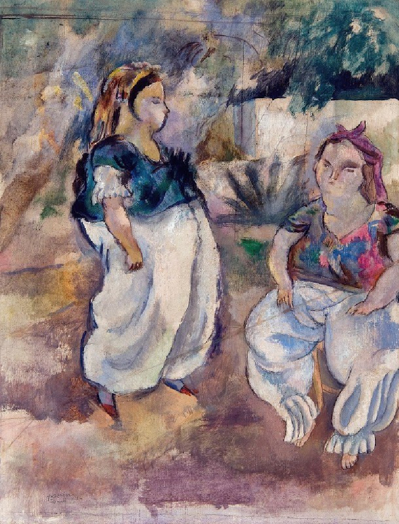 Les Tunisiennes (1921) reproduction of painting by Jules Pascin. ALL GICLEE PRINTS