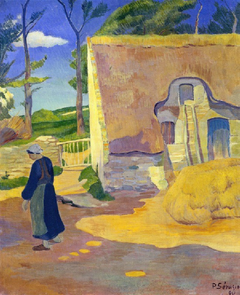 Farmhouse at Le Pouldu (1890) reproduction of painting by Paul Sérusier. ALL GICLEE PRINTS