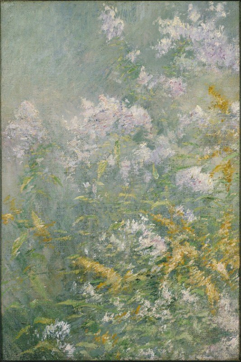 Meadow Flowers (Golden Rod and Wild Aster) reproduction of painting by John Henry Twachtman. ALL GICLEE PRINTS