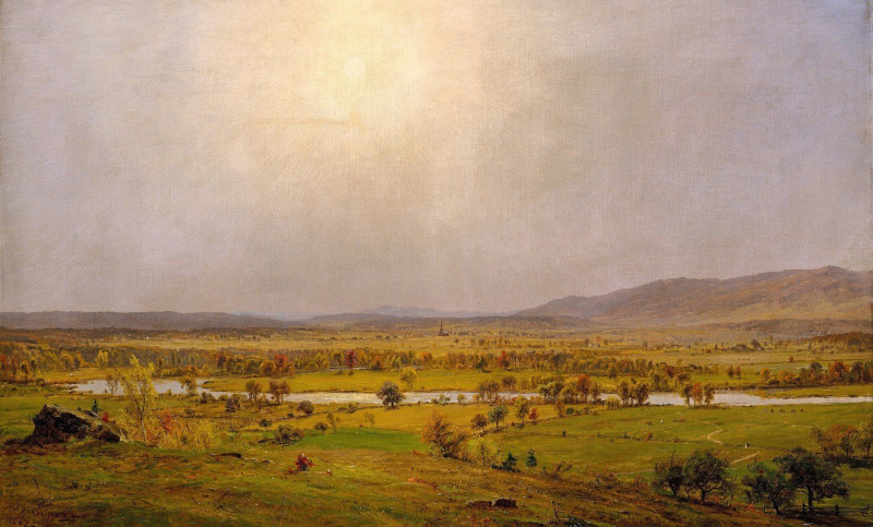 Jasper Francis Cropsey reprodukcija Pompton Plains, New Jersey (1867), VISOS REPRODUKCIJOS , paveikslai, reprodukcijos internetu