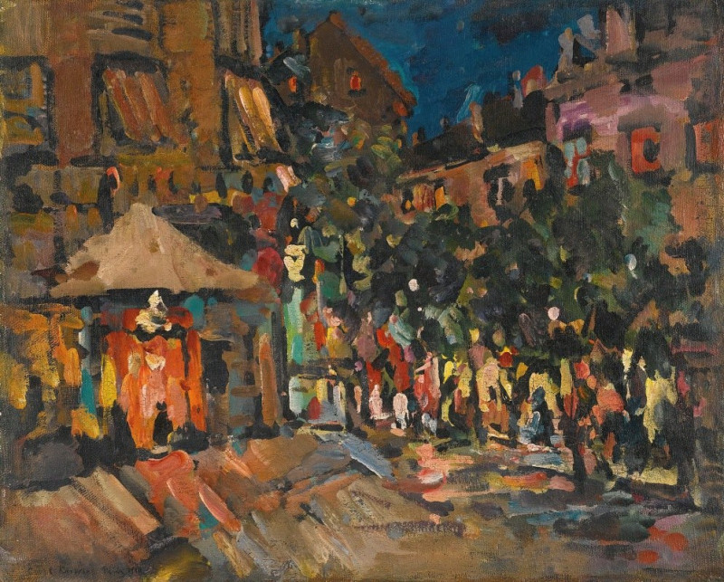 Konstantin Alexeevich Korovin reprodukcija Paris By Night (1904), VISOS REPRODUKCIJOS , paveikslai, reprodukcijos internetu