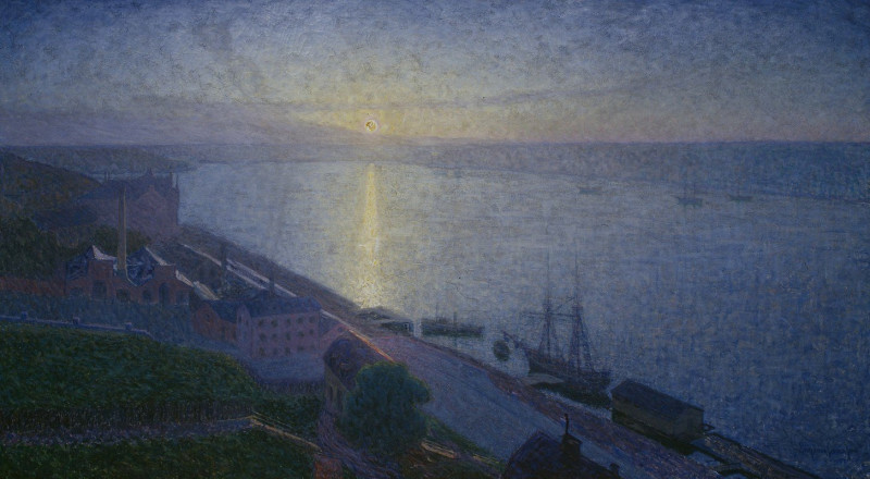 Eugène Jansson reprodukcija Sunset (1895), VISOS REPRODUKCIJOS , paveikslai, reprodukcijos internetu