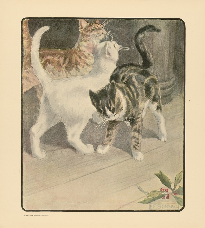 Elizabeth Fearne Bonsall reprodukcija The book of the cat pl 6 (1903), VISOS REPRODUKCIJOS , paveikslai, reprodukcijos internetu