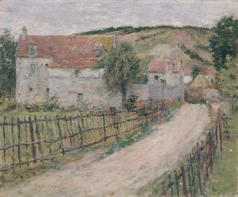 Theodore Robinson reprodukcija The Old Mill (Vieux Moulin) (ca. 1892), VISOS REPRODUKCIJOS , paveikslai, reprodukcijos internetu