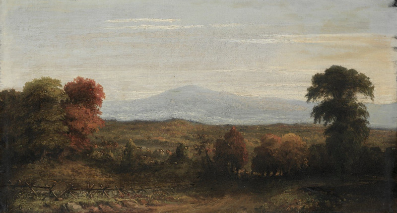 Jasper Francis Cropsey reprodukcija Landscape (before 1918), VISOS REPRODUKCIJOS , paveikslai, reprodukcijos internetu